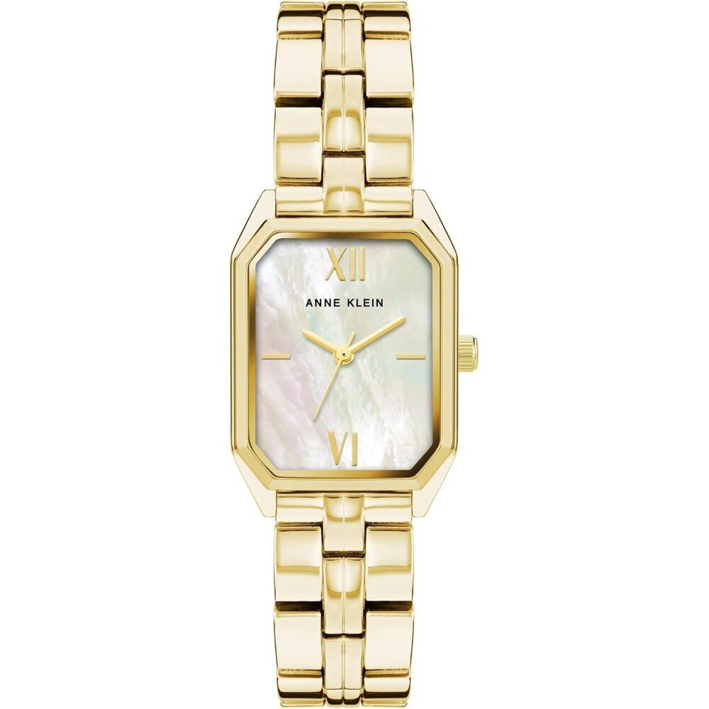 Women's Gold-tone Bracelet Watch Mother-of-pearl Dial Water Resistant Casual